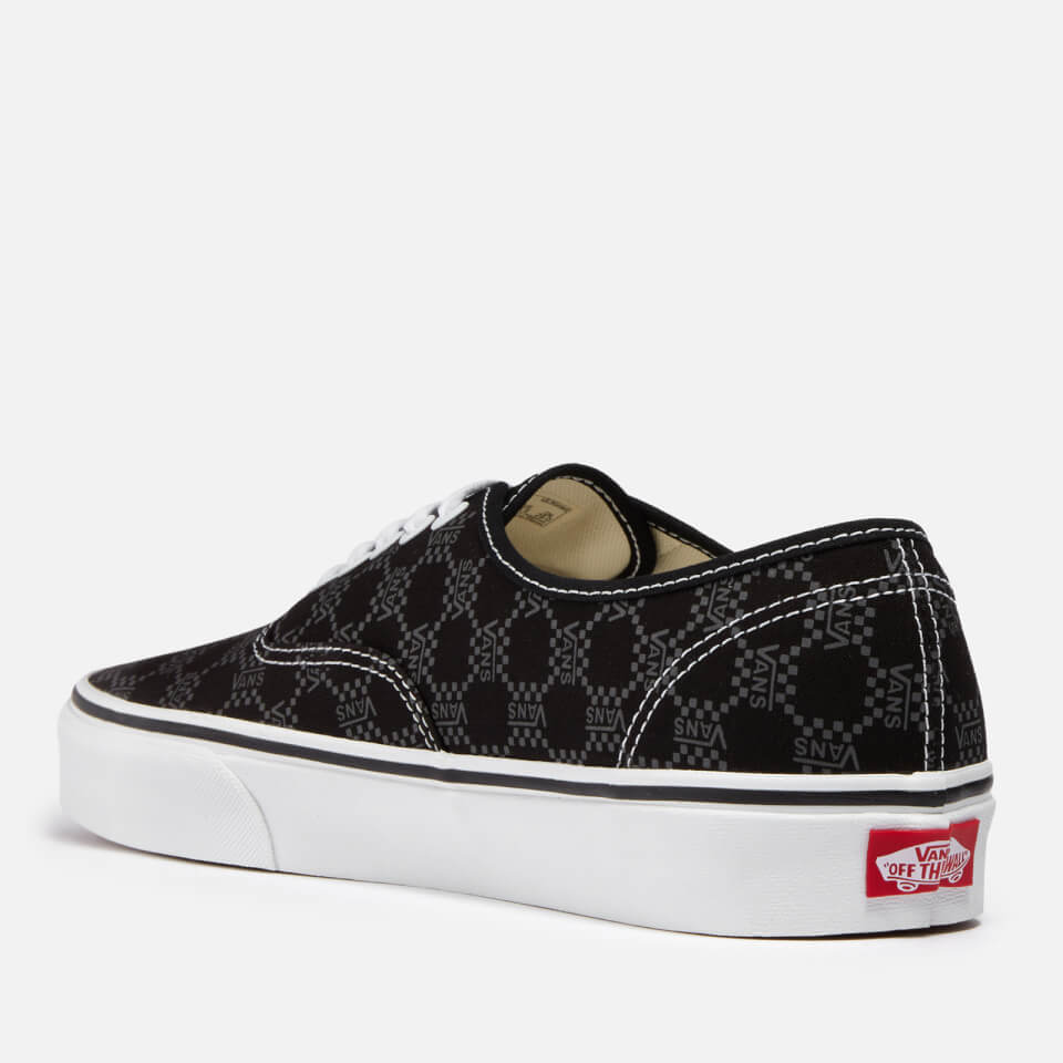Vans Authentic Monogram Low Top Canvas Trainers