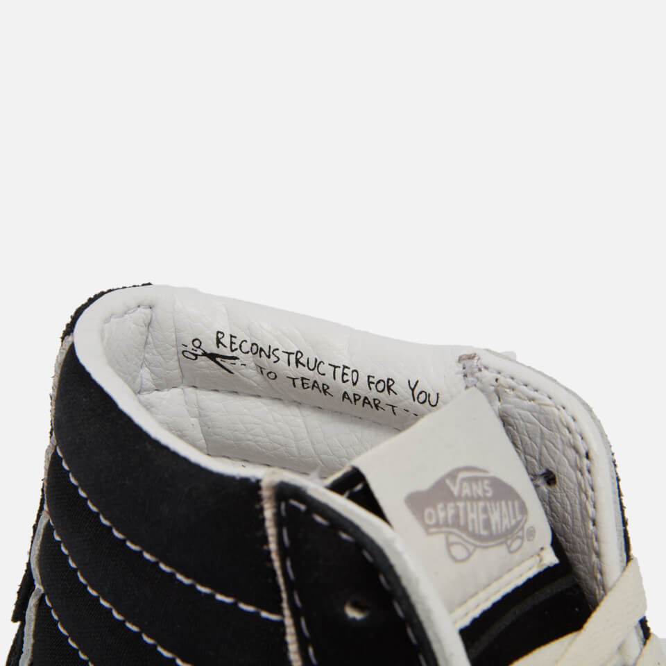 Vans SK8-Hi Reconstruct Canvas and Suede Trainers - 3 2