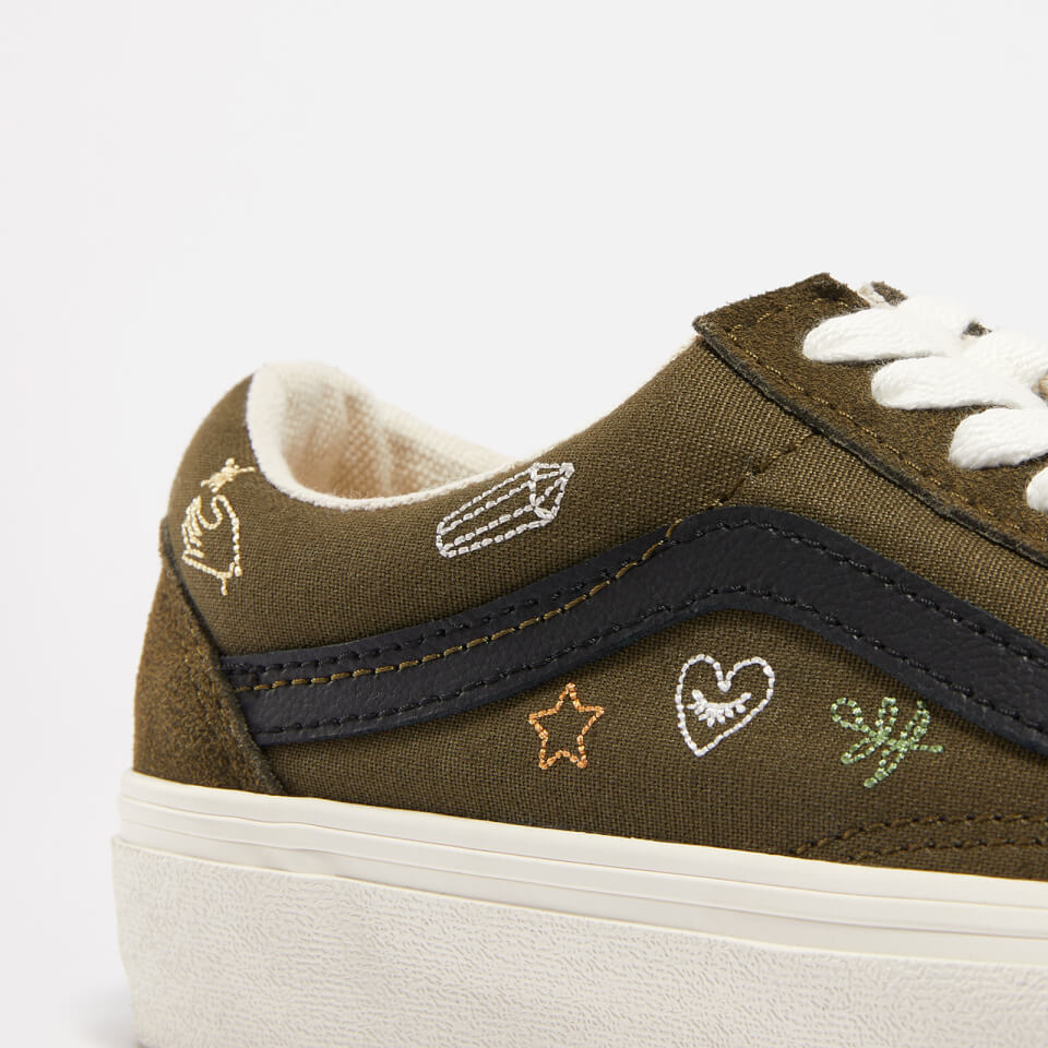 Vans Women's VR3 Old Skool Canvas and Suede Trainers