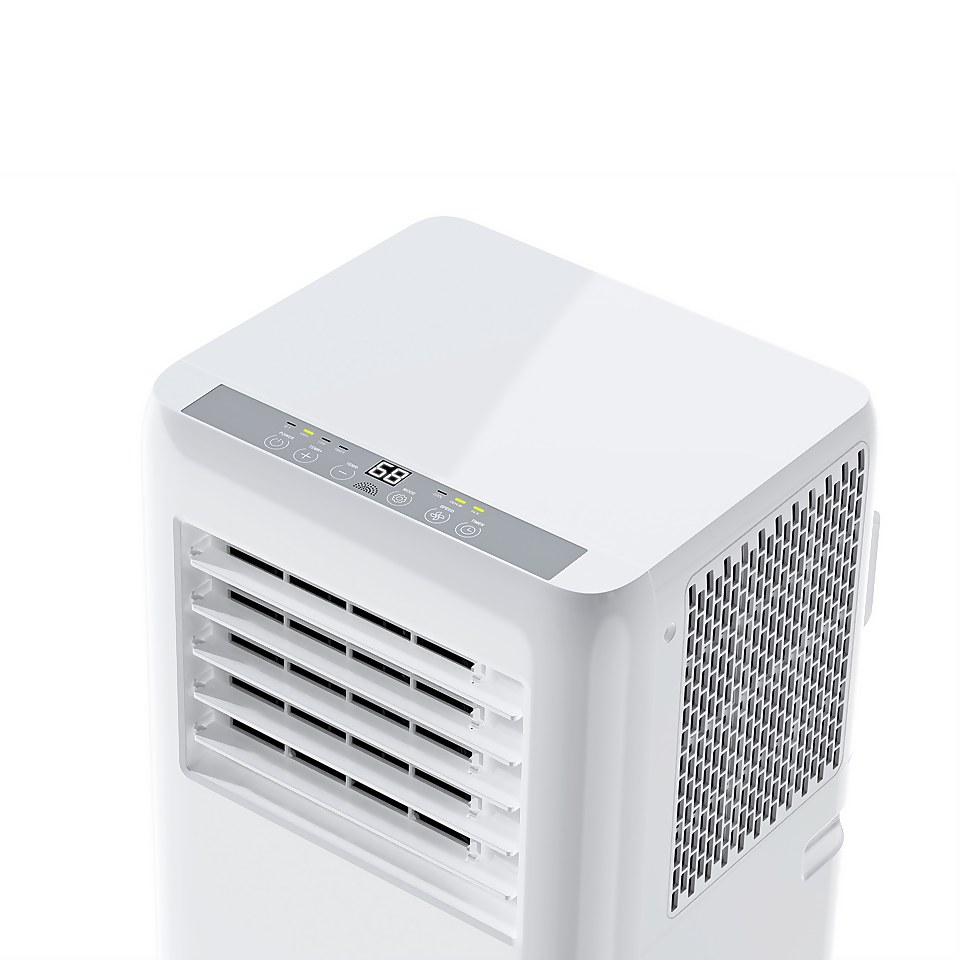 Homebase Portable 5000 BTU 3-in-1 Air Conditioner, Dehumidifier & Cooling Fan