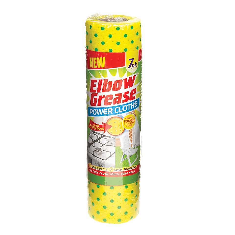 Elbow Grease Super Size Power Cloths 7pk