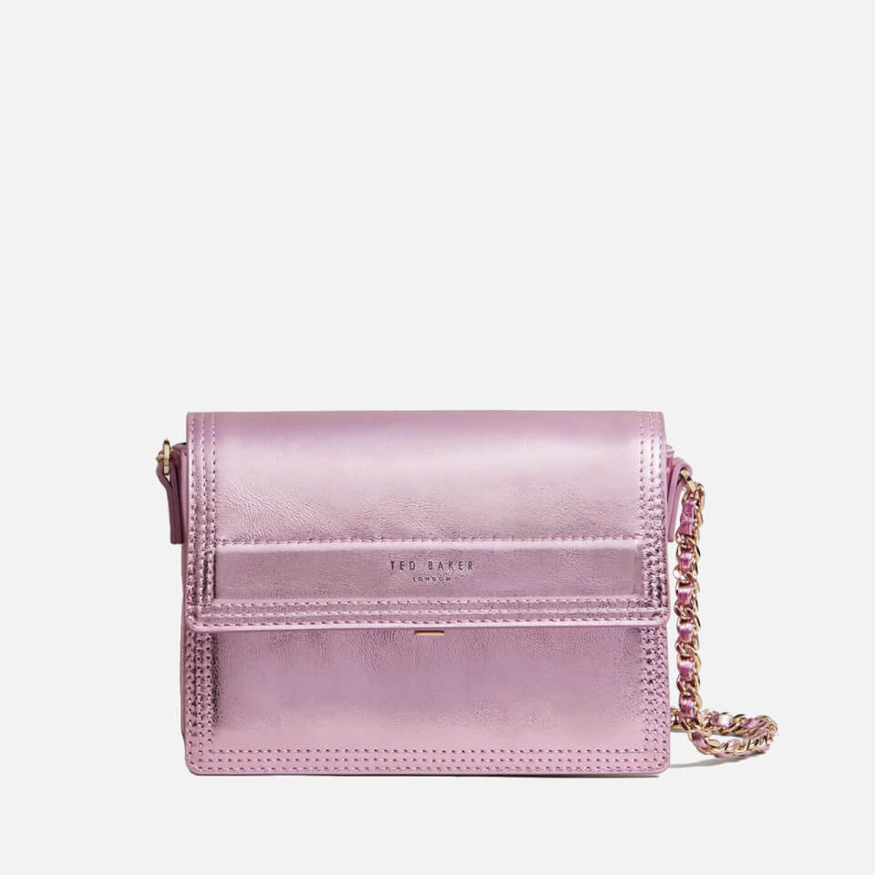 Ted Baker Libbe Metallic Chain Leather Bag