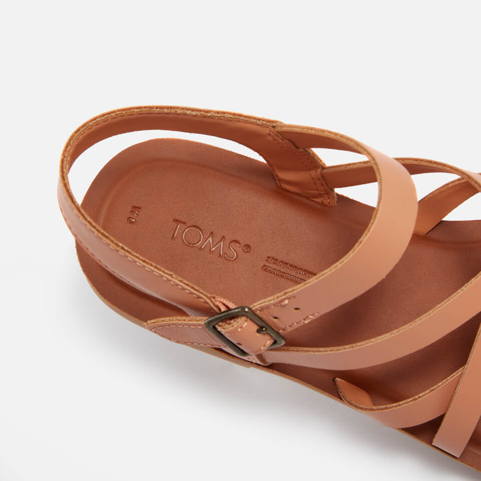TOMS Women's Sephina Leather Sandals - UK 3 2