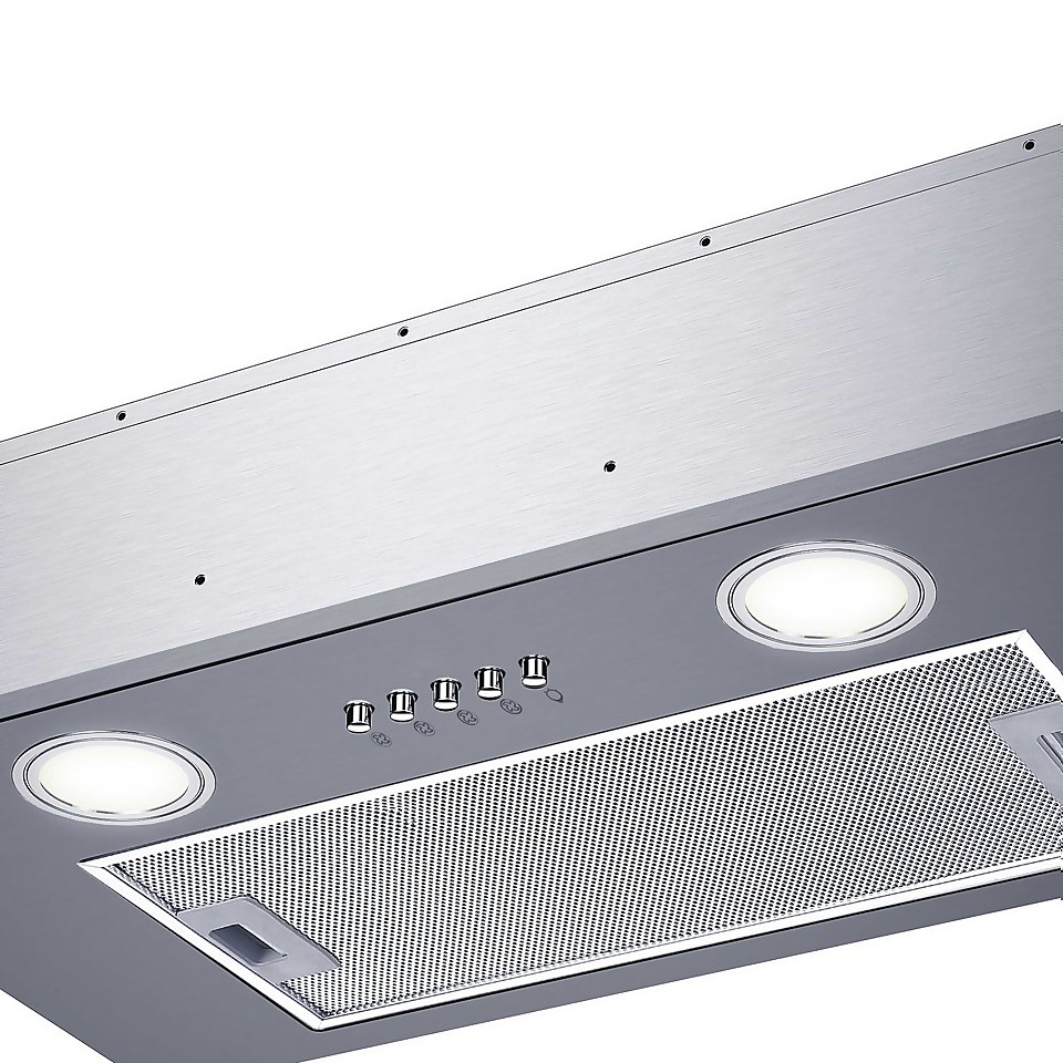 Candy CBG52SX 52cm Canopy Cooker Hood - Stainless Steel