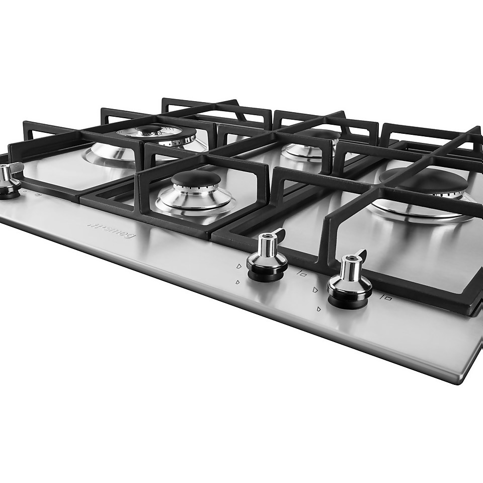 Smeg Classic PX364L 60cm Gas Hob - Stainless Steel