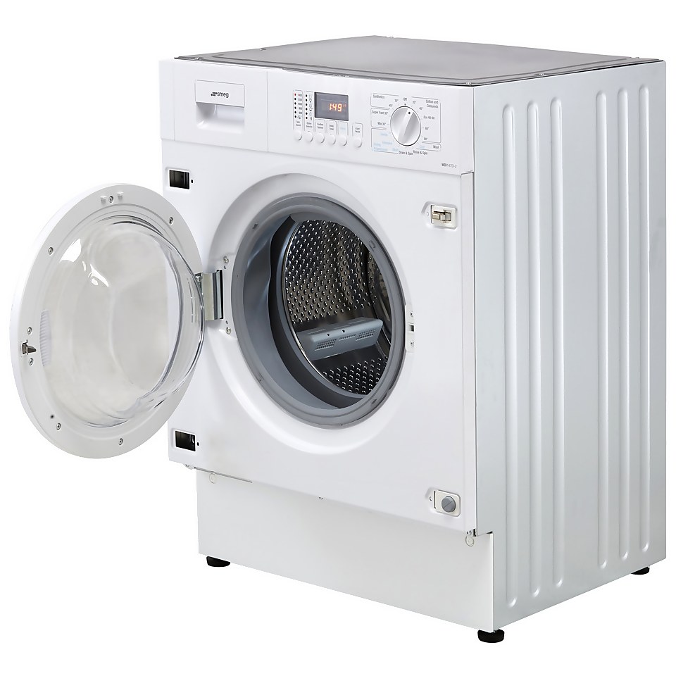 Smeg WDI147D-2 Integrated 7Kg / 4Kg Washer Dryer with 1400 rpm - White