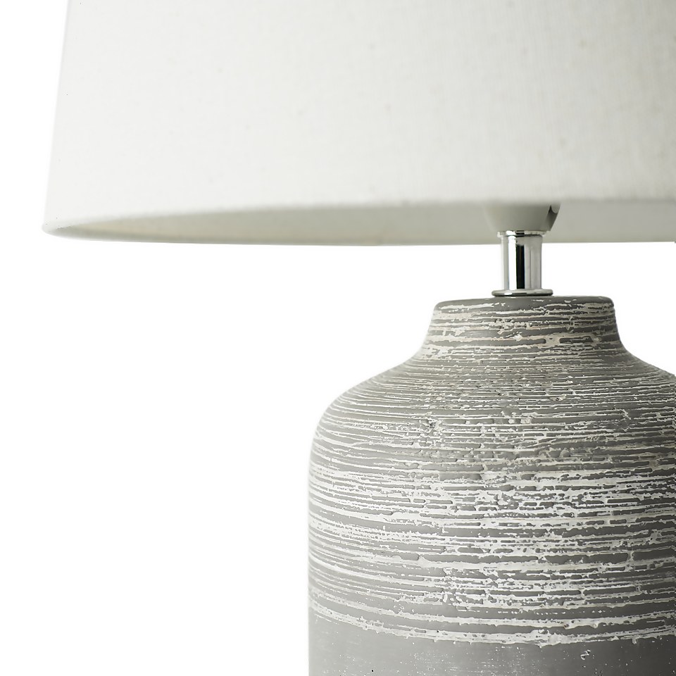 Whitby Stoneware Table Lamp