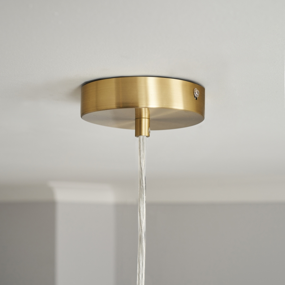 Berkeley Single Pendant Ceiling Light - Satin Brass