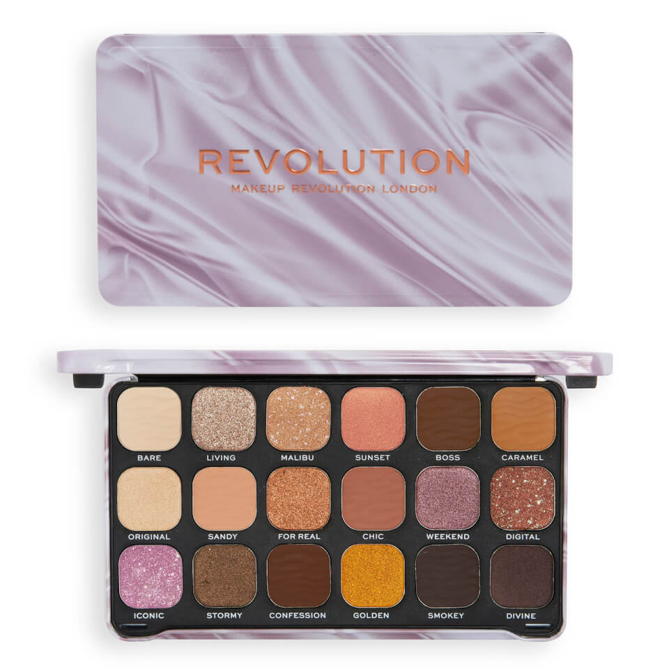 Makeup Revolution Forever Flawless Shadow Palette - Nude Silk