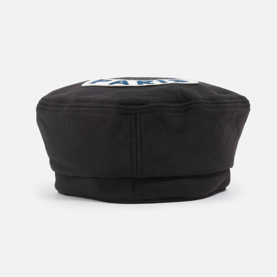 KENZO Logo Appliqué Cotton-Canvas Beret