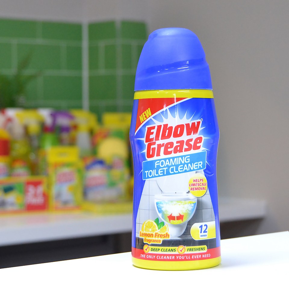 Elbow Grease Foaming Toilet Cleaner Lemon Fresh Homebase