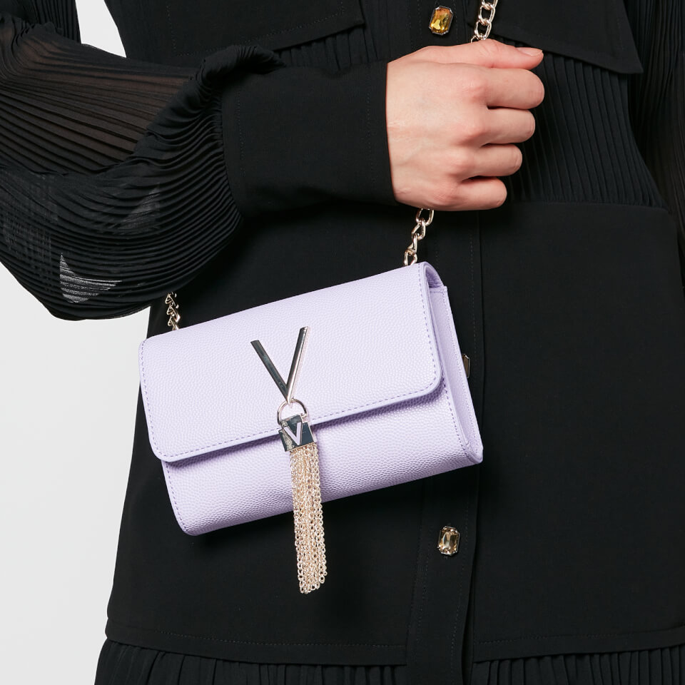 Valentino Divina Faux Leather Pochette Bag