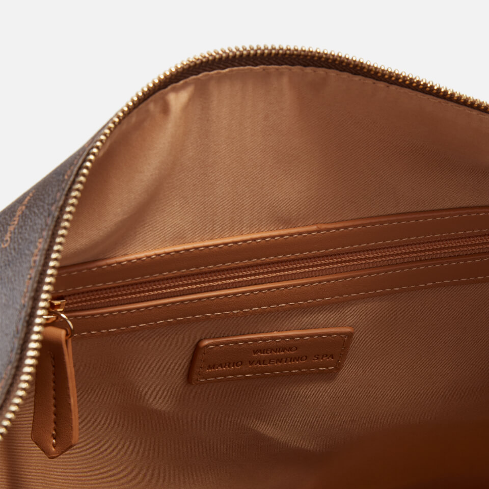 Valentino Liuto Monogram Faux Leather Duffel Bag