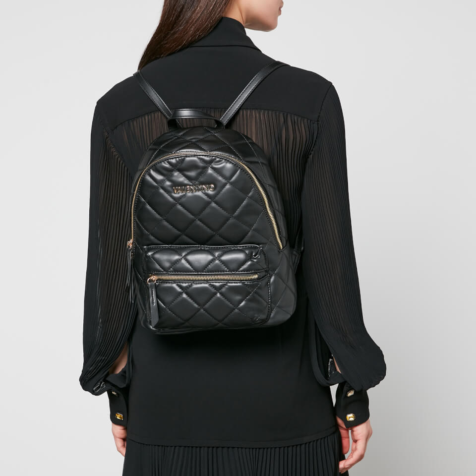 Valentino Ocarina Quilted Faux Leather Backpack