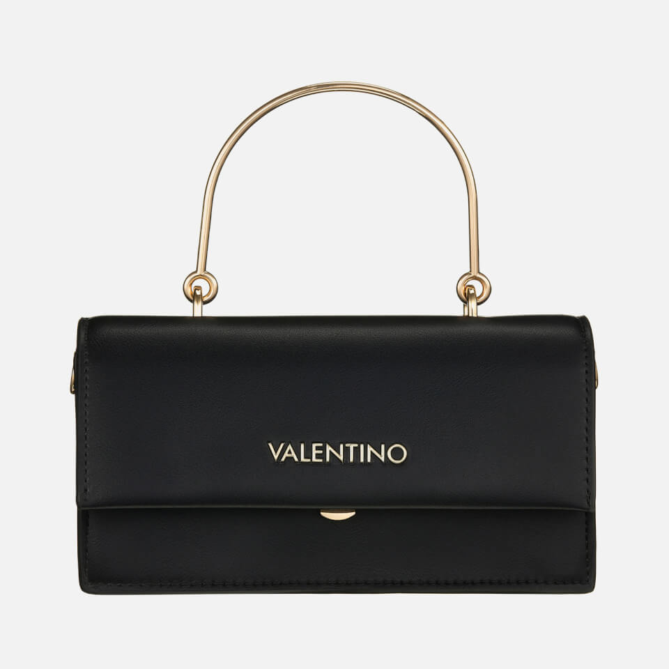 Valentino Sand Faux Leather Satchel Bag
