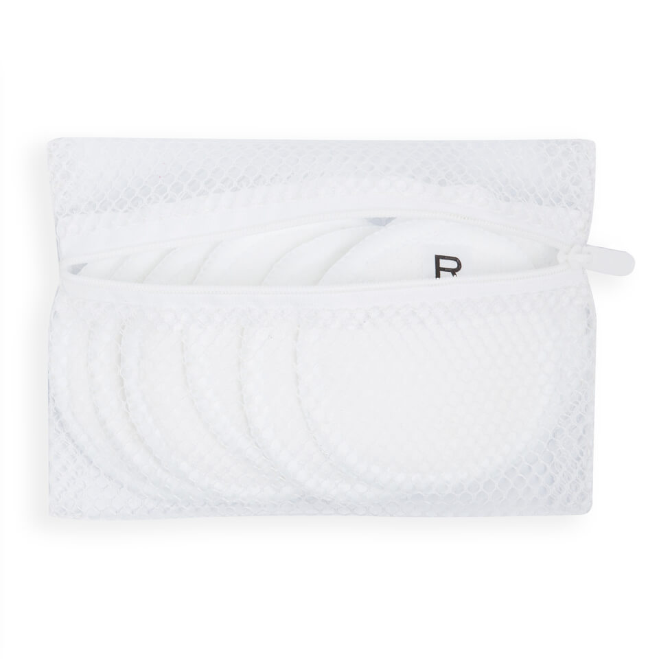 Revolution Beauty White Recycled & Reusable Cleansing Pads