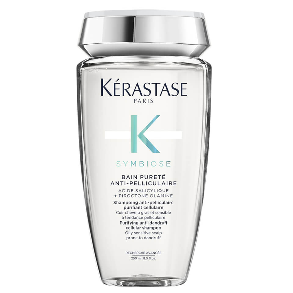 Kérastase Symbiose Purifying Anti-Dandruff Cellular Shampoo, For Oily Sensitive Scalp Prone To Dandruff, 250ml