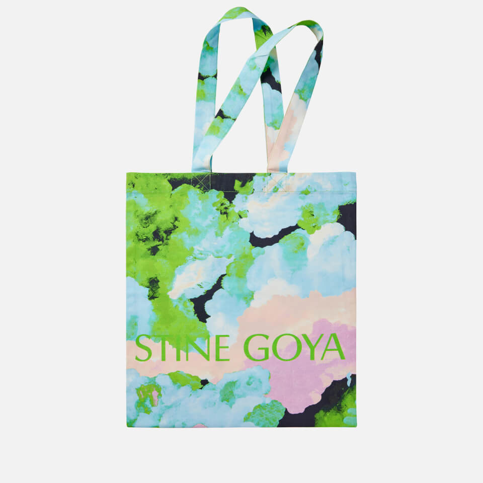 Stine Goya Rita Logo-Print Canvas Tote Bag