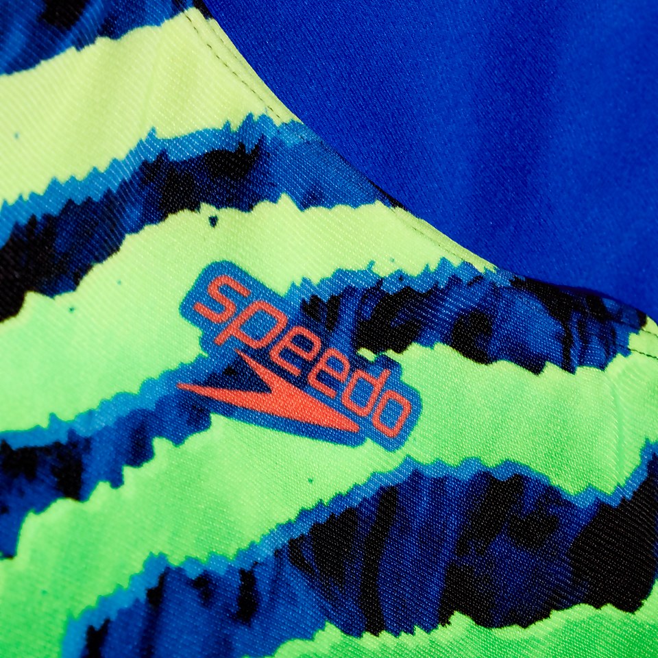 Maillot de bain Fille Medalist bleu/vert