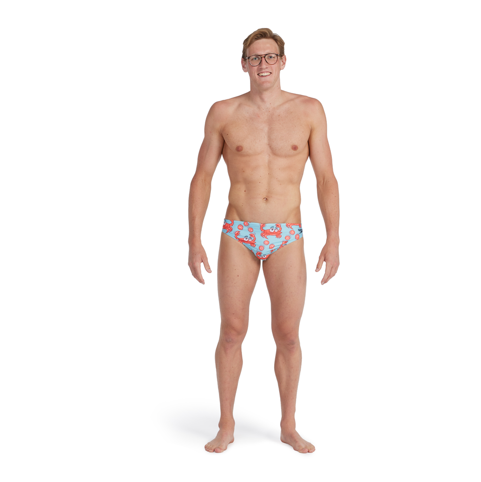 Escape Crab Juggler 5 cm Badehose für Herren, blau