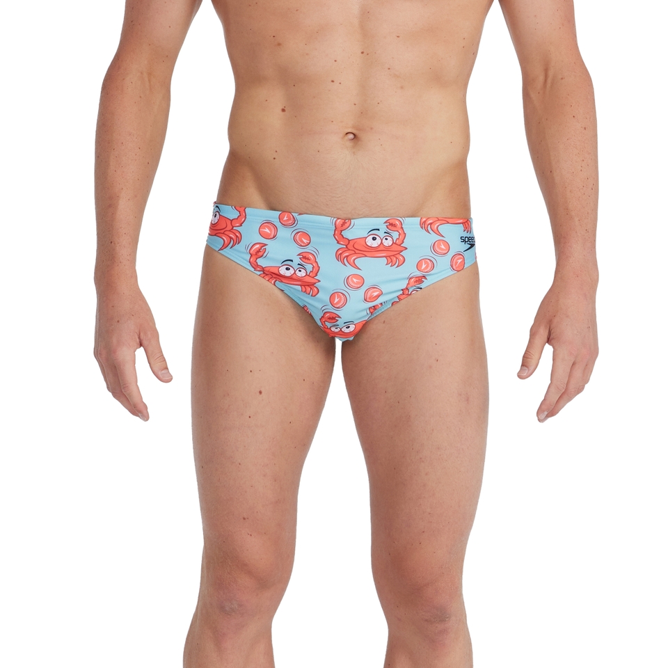 Escape Crab Juggler 5 cm Badehose für Herren, blau