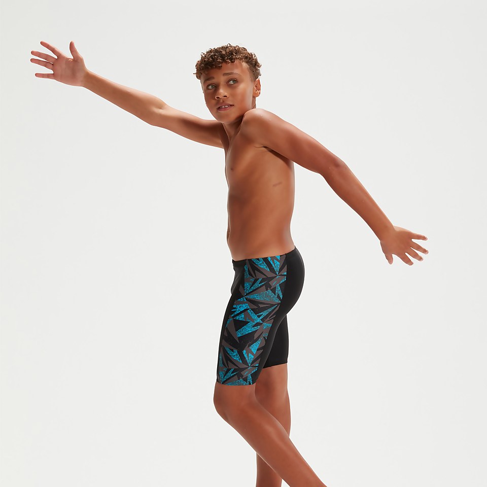 Boys' Hyper Boom Panel Jammer Black/Blue