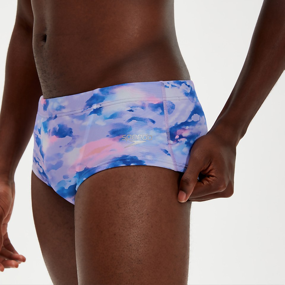 Men's 13.5cm Club Training Clearwater Dawn Brief Lilac