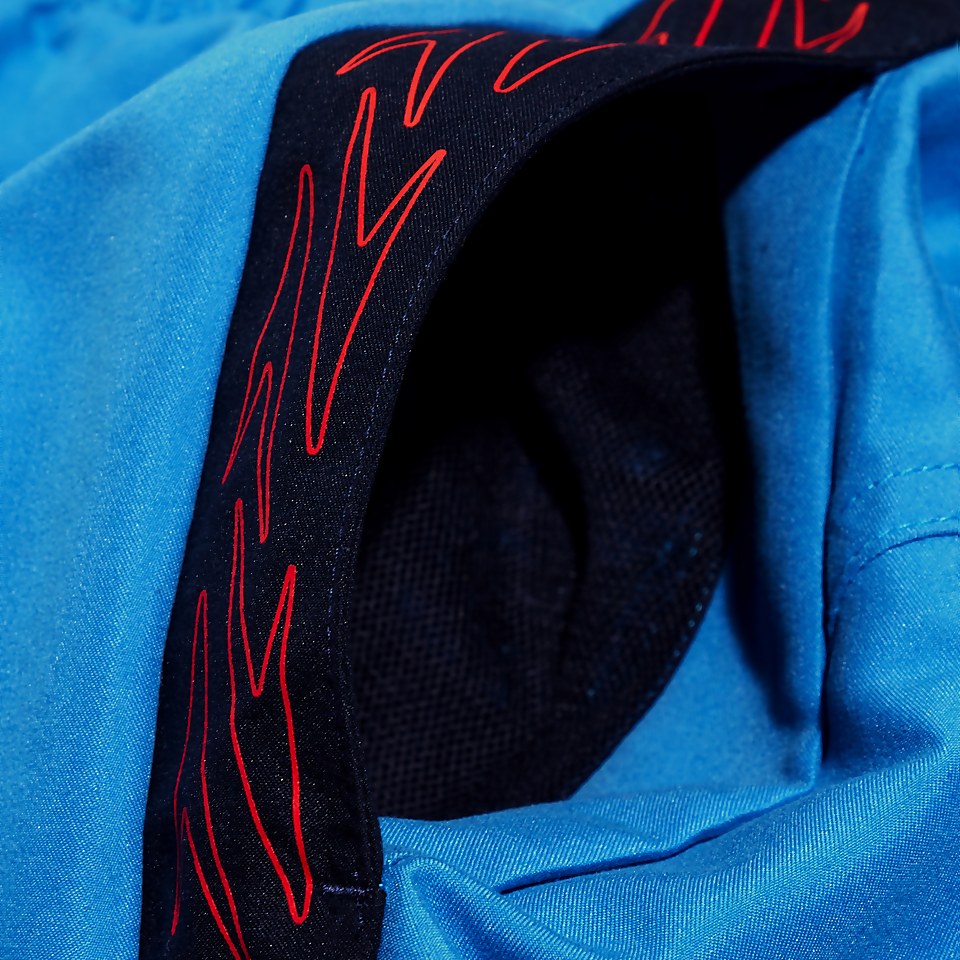 Men's Hyper Boom Splice 16" Swim Shorts Blue/Red