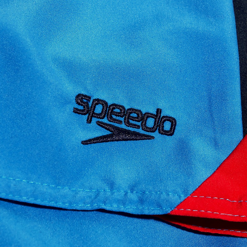 Men's Hyper Boom Splice 16" Swim Shorts Blue/Red