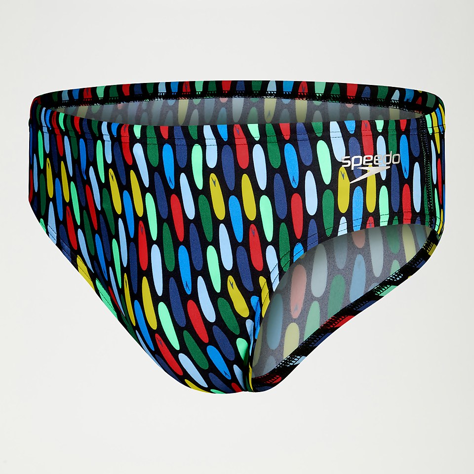 Men's 8cm Club Training Brief Navy/Red
