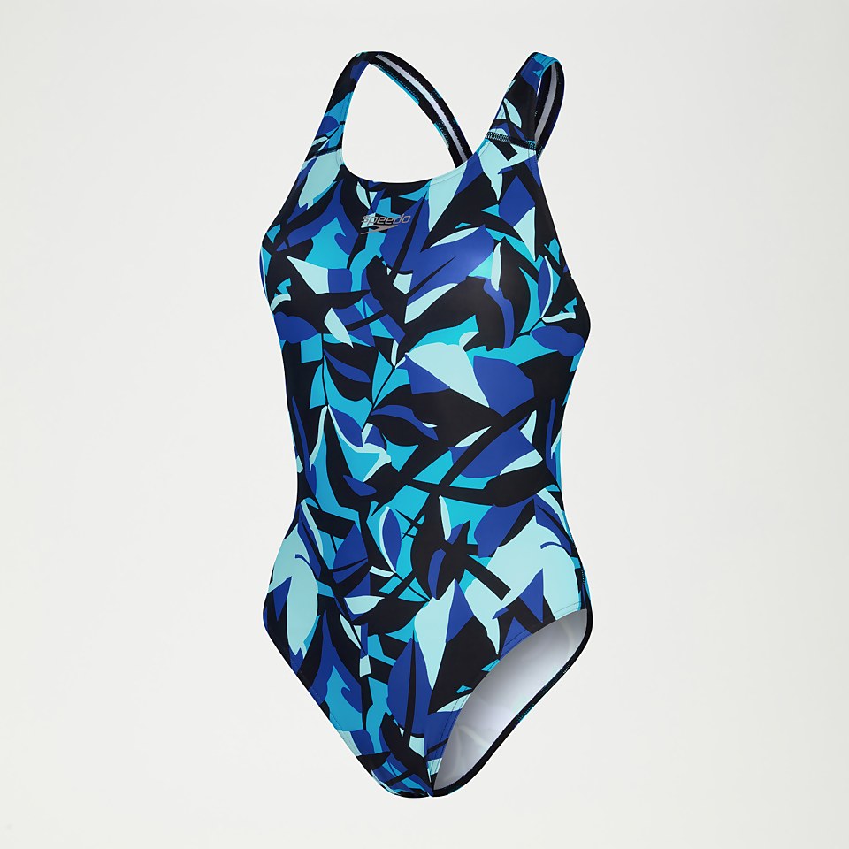 Women's Club Training Powerback Swimsuit Black/Blue