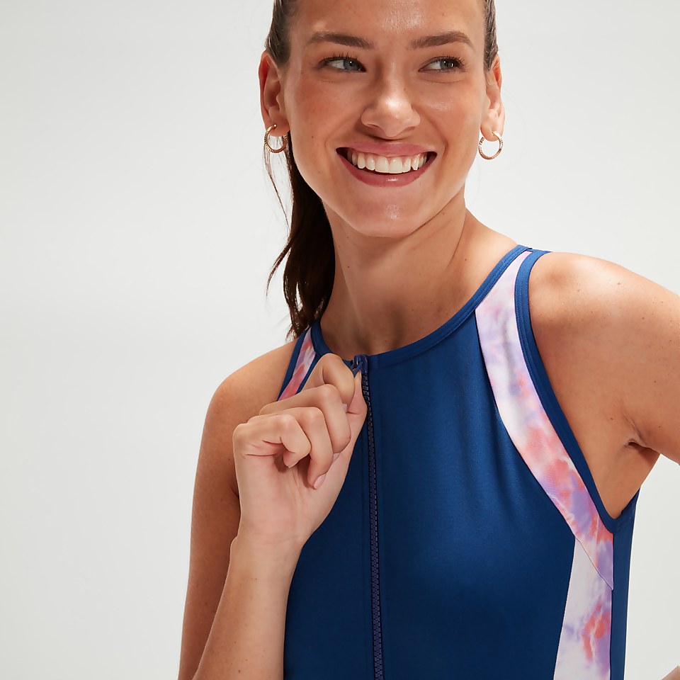 Women's Panel Hydrasuit Blue/Coral