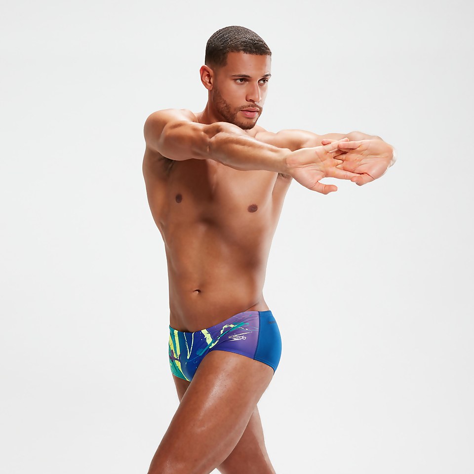 Men's 14cm Club Training Brief Blue/Lilac