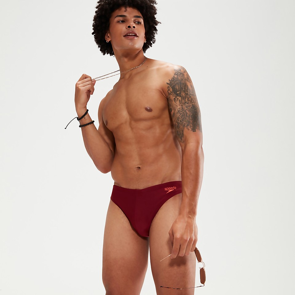 Men's 5cm Solar Brief Oxblood/Coral