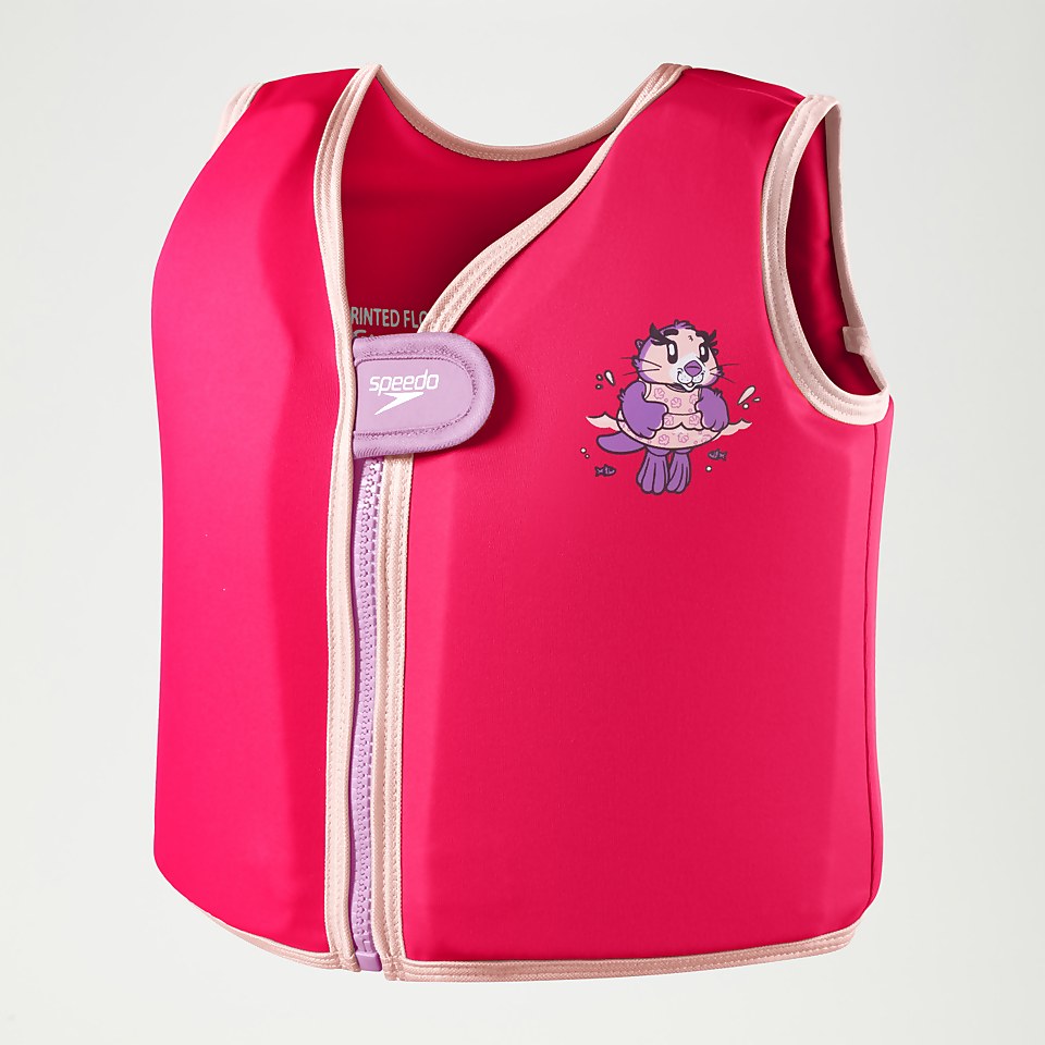 Infant Learn to Swim Aria Sea Otter Float Vest Pink