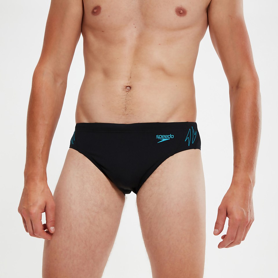 Men's Hyper Boom Splice Brief Black/Blue