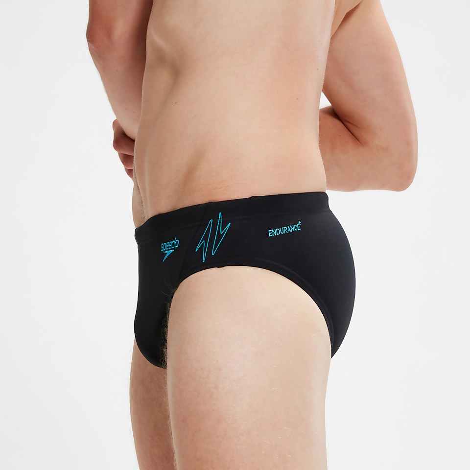 Men's Hyper Boom Splice Brief Black/Blue