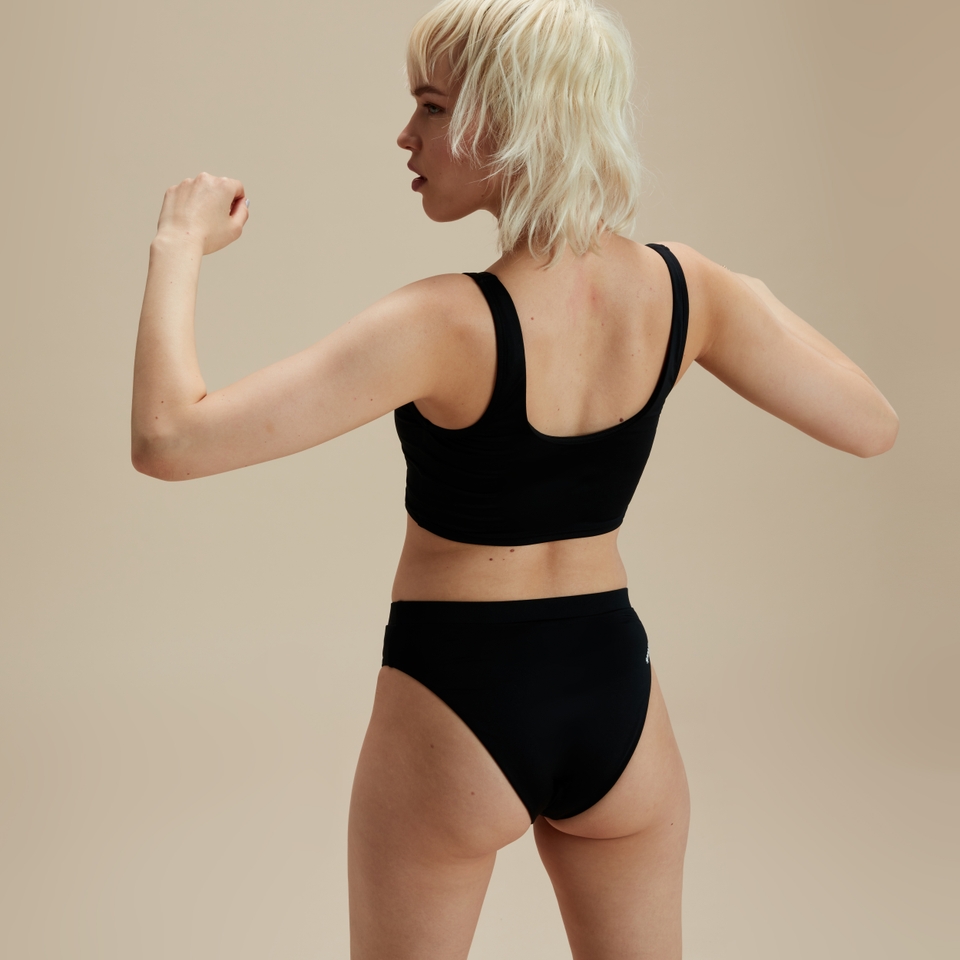 FLU3NTE Bikini Top Black