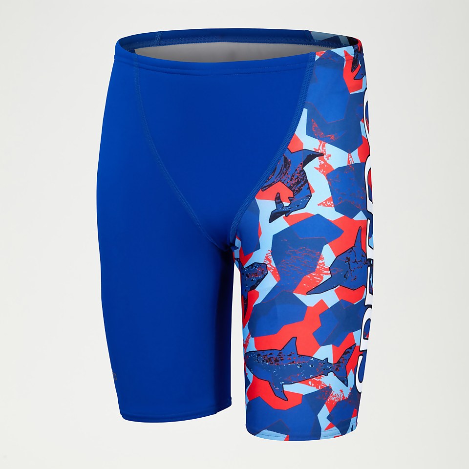 Jammer Garçon Club Training Shark Infested Water bleu/rouge