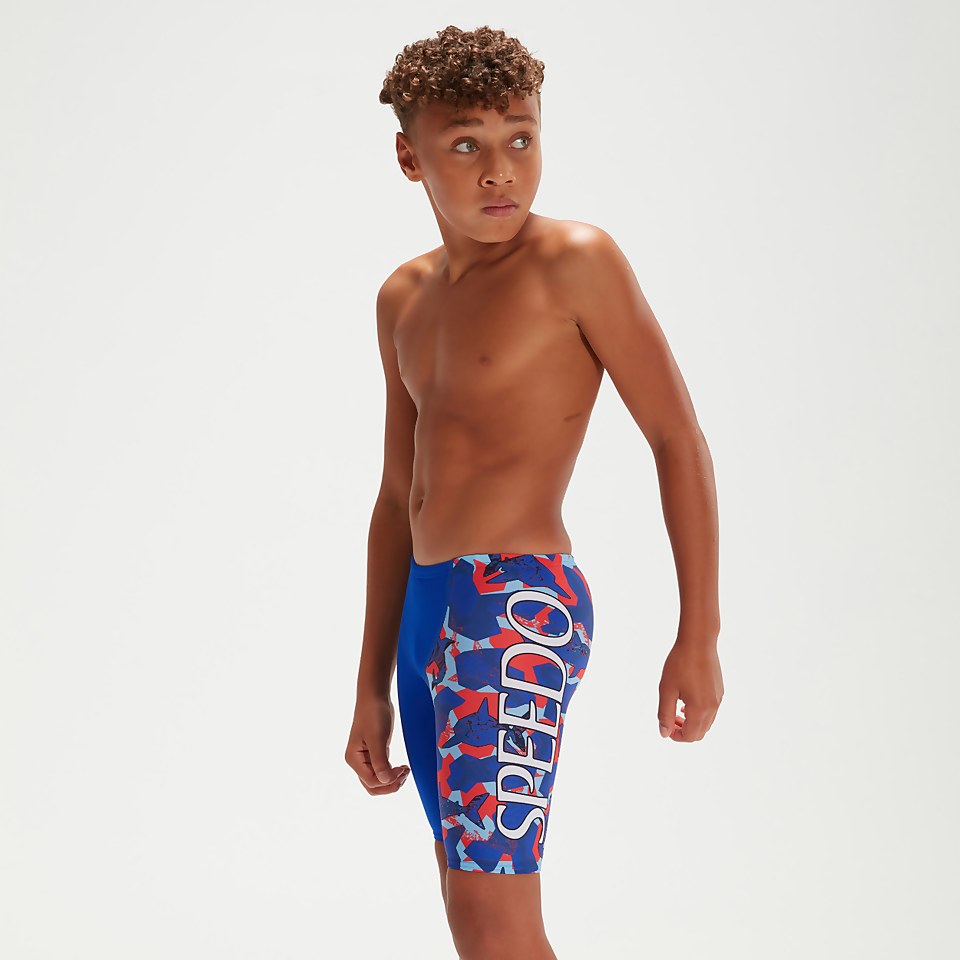 Jammer Garçon Club Training Shark Infested Water bleu/rouge