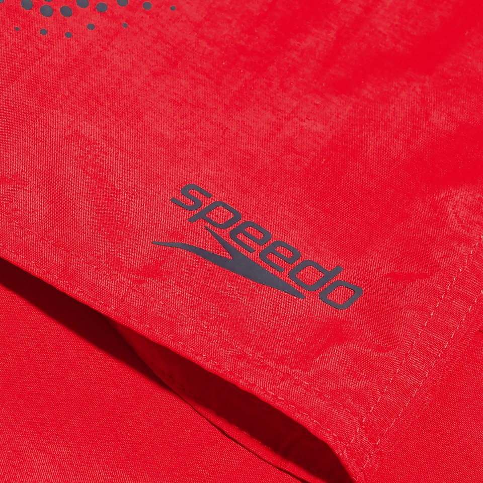 Hyper Boom Logo 40 cm Schwimmshorts für Herren Rot/Grau