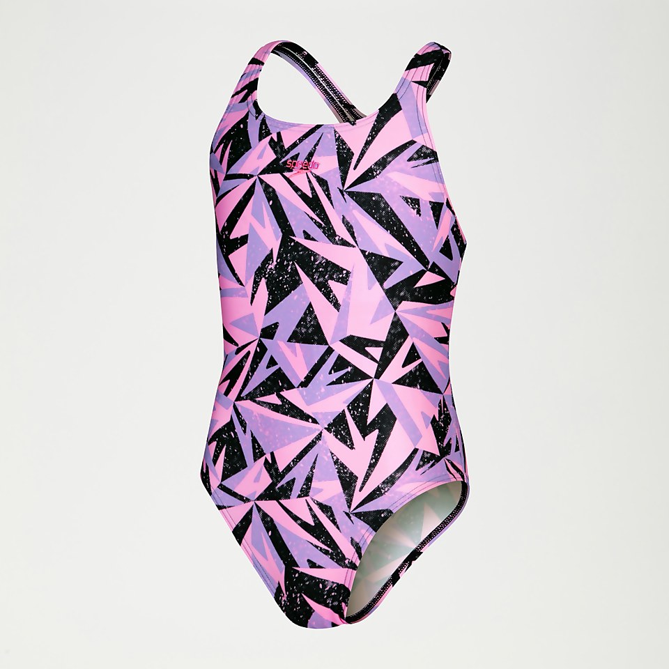 Maillot de bain Fille HyperBoom Medalist bleu marine/lilas
