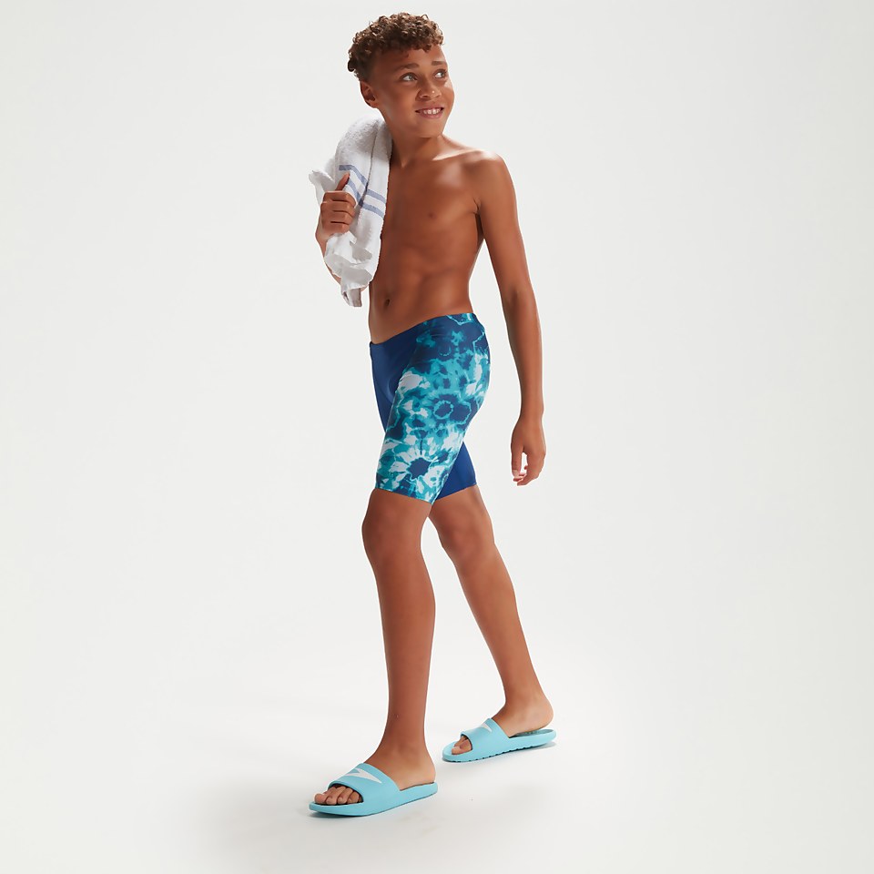 Boys' V-Cut Jammer Blue/Aqua