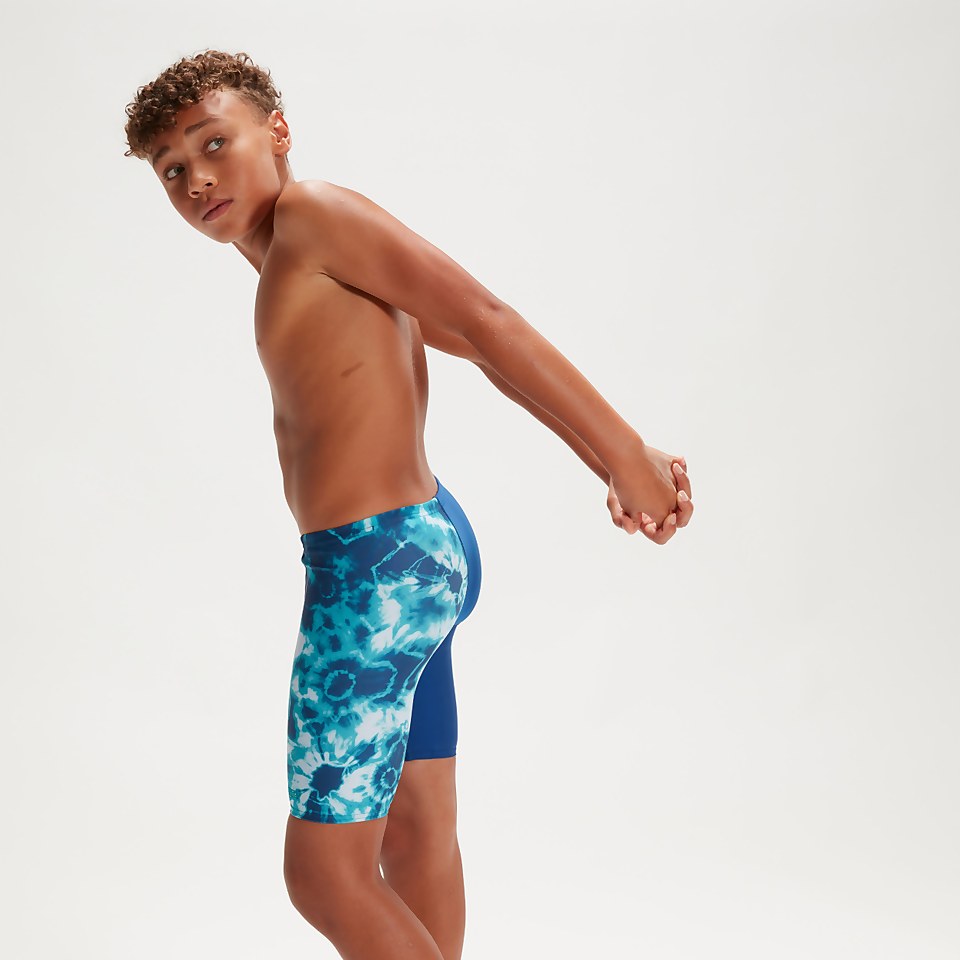 Boys' V-Cut Jammer Blue/Aqua