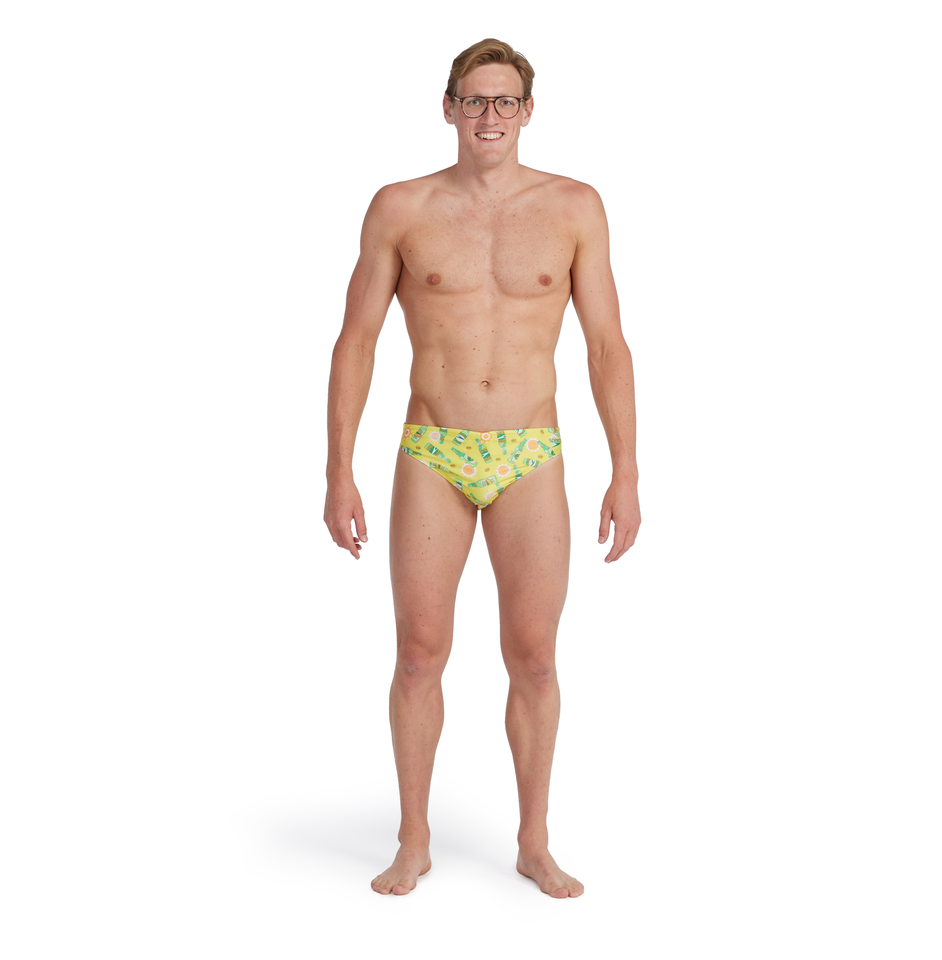 Men's Melbourne Escape 2" Brief Yellow