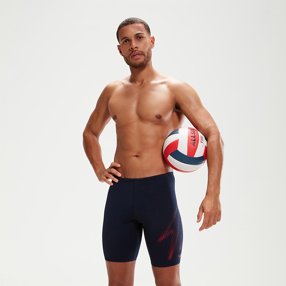 Hyper Boom Placement Jammer für Herren Marineblau/Rot