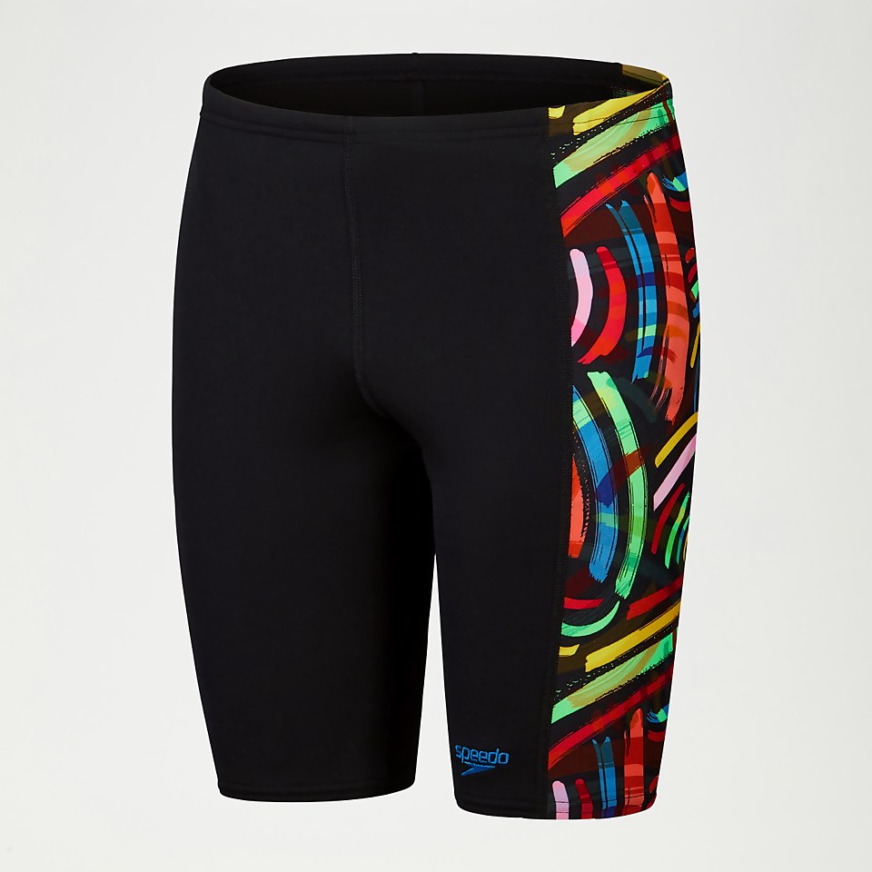 Boys' Panel Jammer Black/Orange