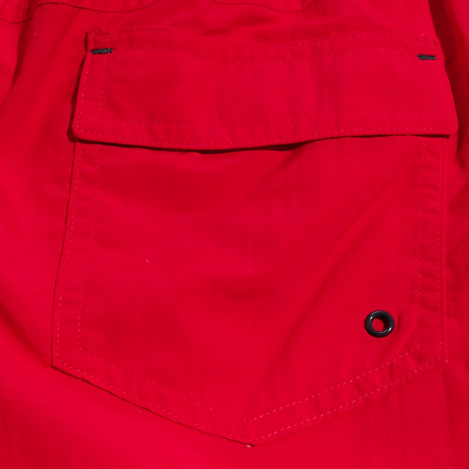 Short de bain Garçon HyperBoom 38 cm rouge/gris