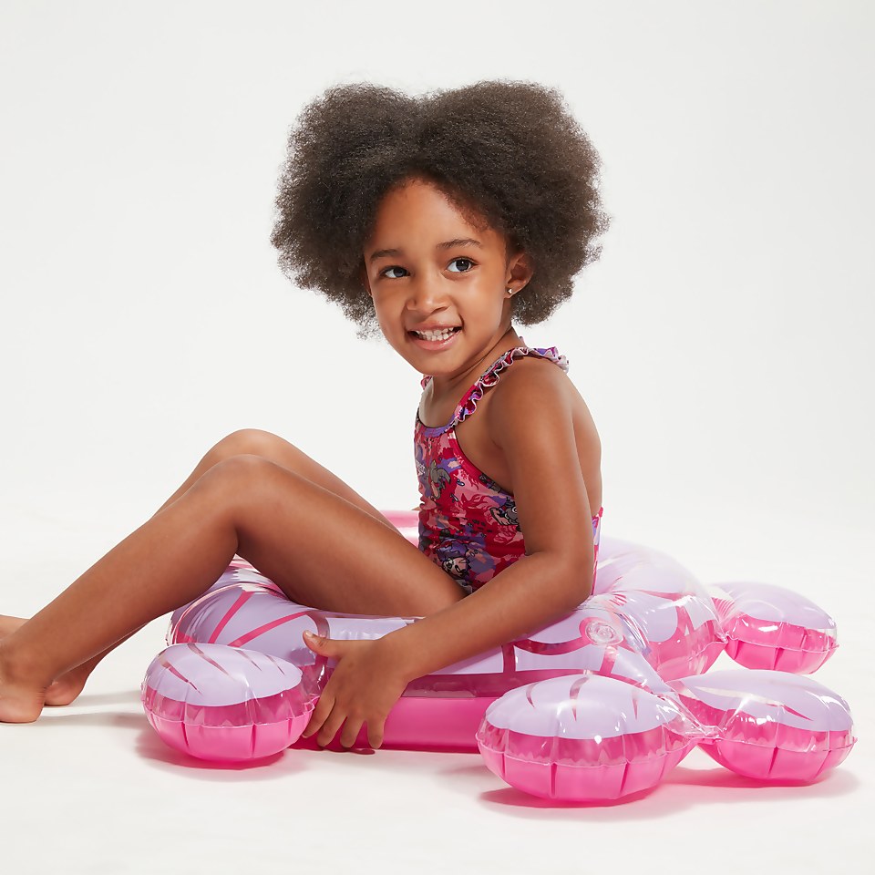 Infant Girls' Learn to Swim Frill Thinstrap Swimsuit Pink