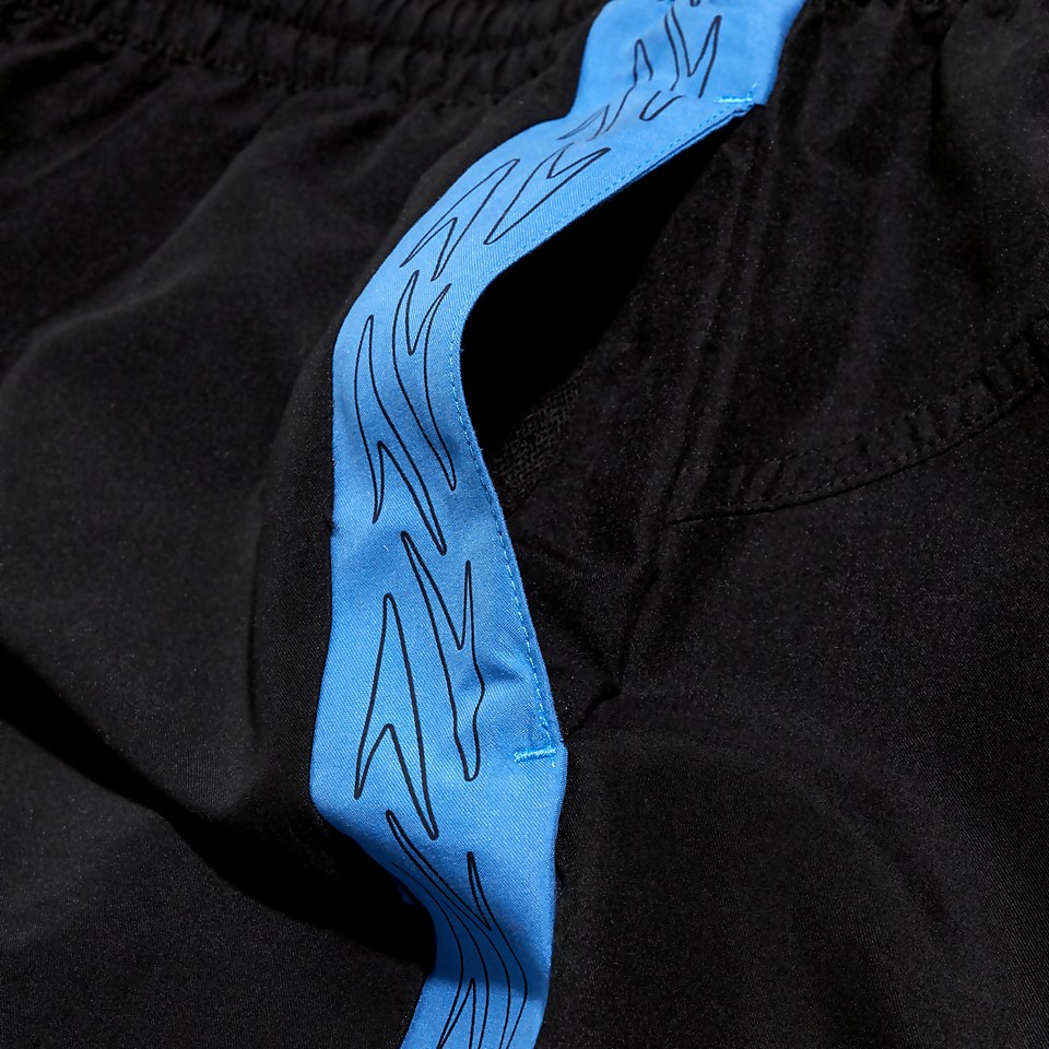 Men's Hyper Boom Splice 16" Swim Shorts Black/Blue